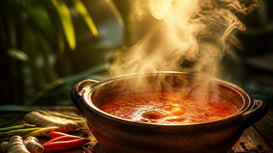 Vergessen Sie Gazpacho: Warum man in Afrika bei Gluthitze diese scharfe Suppe kocht