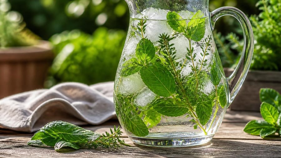 Besser als Limo – 4 Kräuter machen dein Wasser zum Kühler