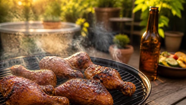 Bierhähnchen vom Grill: So wird die Glasur richtig knusprig