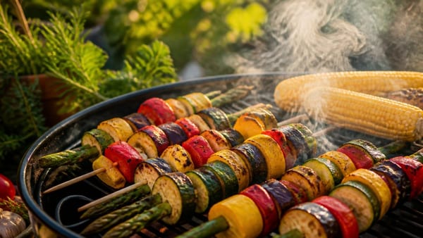 Buntes Grillmenü: Acht Rezepte für vegetarische Grillabende