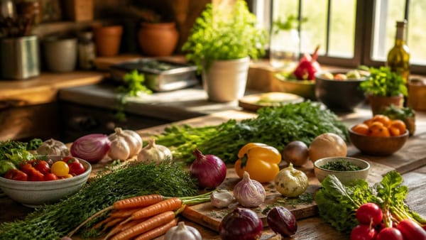 (E+) Essen und Genuss: So lernen Sie die Kunst, ohne Rezept zu kochen