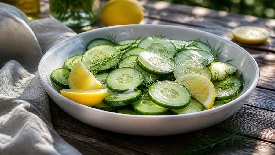 Jamie Oliver: Sein Gurkensalat soll der beste Salat fürs Grillbuffet sein