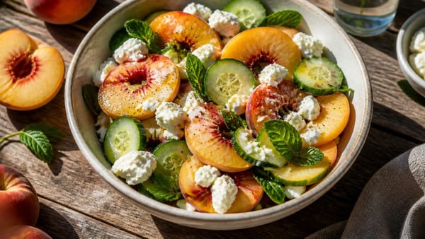 Perfekt bei Hitze: Wer genug von Wassermelone mit Feta hat, sollte diesen Sommersalat probieren