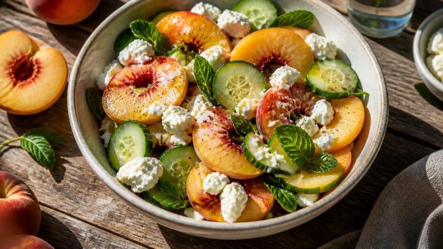 Perfekt bei Hitze: Wer genug von Wassermelone mit Feta hat, sollte diesen Sommersalat probieren