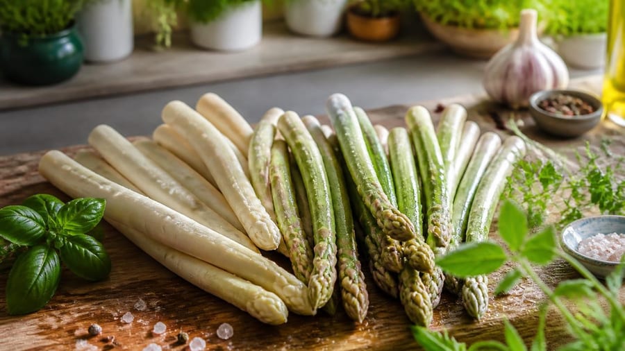 Spargelsaison: Wie gesund ist grüner und weißer Spargel eigentlich?