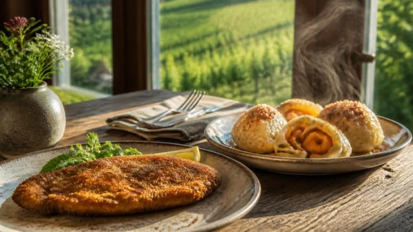 Besser Essen: Waldschlössle: Glück auf dem Kappelberg: Zwischen Wiener Schnitzel und saftigem Marillenknödel
