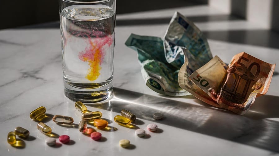 Wasser mit Vitamin-Zusätzen Das Geld können Sie sich sparen